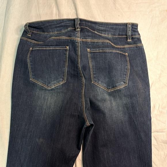 Warehouse One Women’s  Skinny jeans Dark Wash Size 32 Reg - Picture 6 of 7